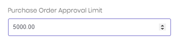 PO Approval Limit