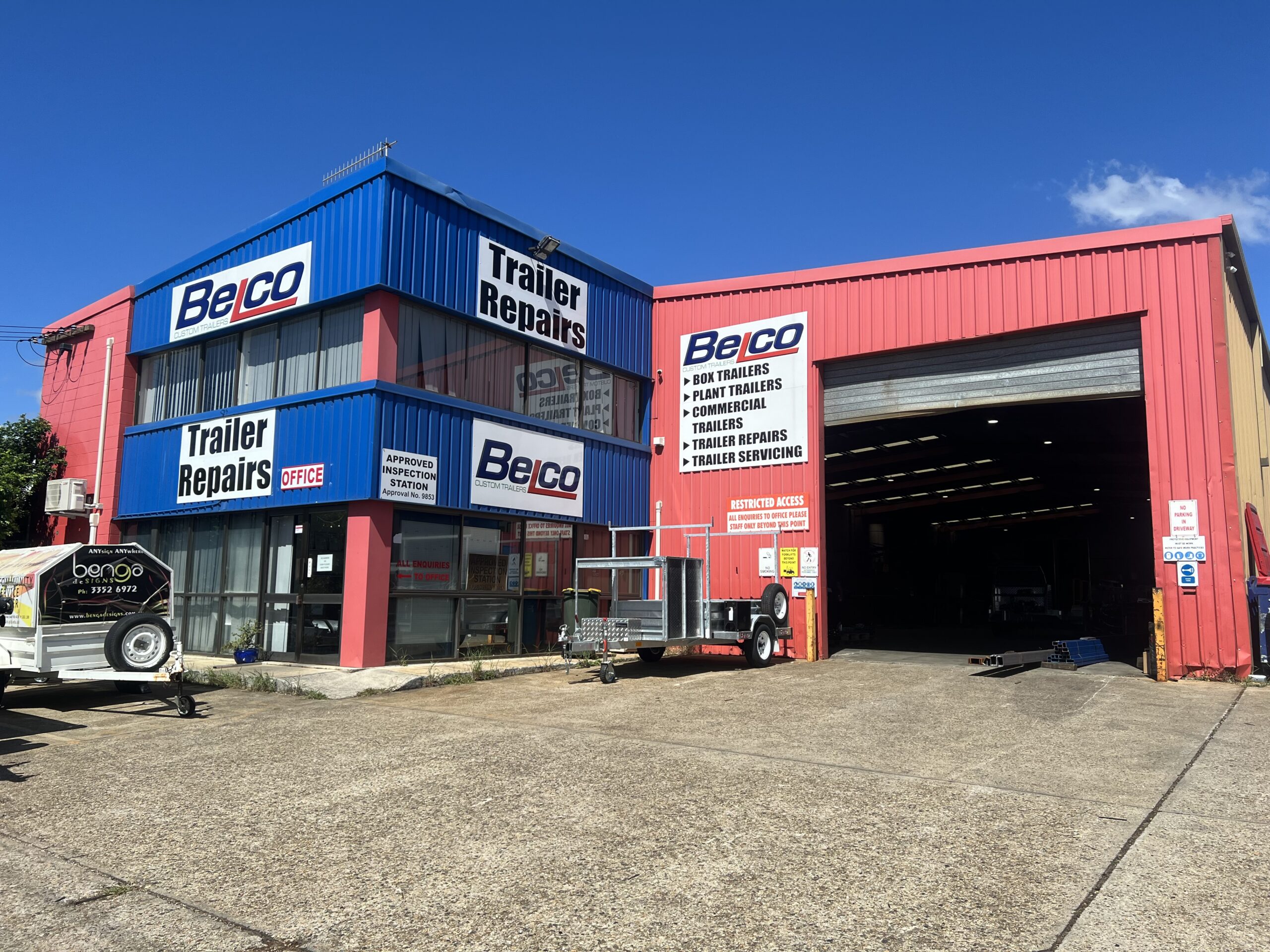 Belco Custom Trailers - Facade
